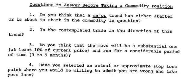 A Successful Speculator's Approach to Commodities Trading